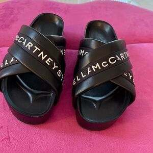 Stella McCartney Black Vesta Sandals
